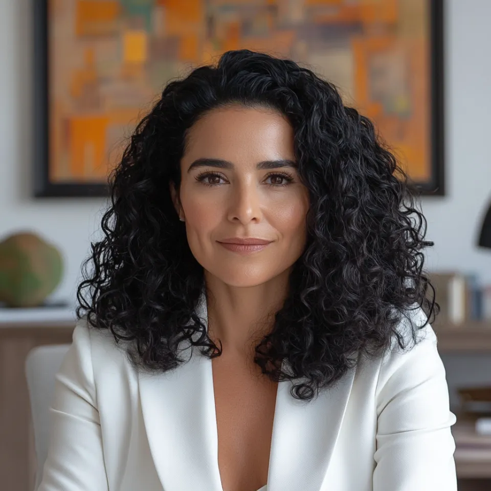 Mulher jovem portuguesa sorrindo